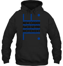 Load image into Gallery viewer, New Order Facd 501981 Movement Simple Unique Custom Design Hoodie