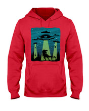 Load image into Gallery viewer, UFA Dinosaur T Rex Sky Full Of Stars Hoodie