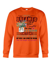 Load image into Gallery viewer, Protea Being A Daughter In Law Of A Freaking Awesome Mother In Law Gift For Women Sweatshirt