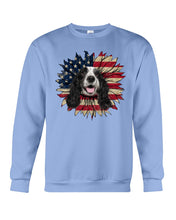 Load image into Gallery viewer, English Cocker Spaniel US Sunflower Gift For Dog Lovers Sweatshirt