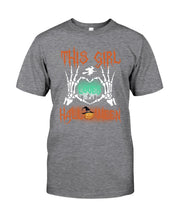 Load image into Gallery viewer, This Girl Loves Halloween Gift For Girls Guys Tee