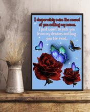 Load image into Gallery viewer, Butterfly Calling My Name Gift For Lover Vertical Poster