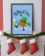Load image into Gallery viewer, Basketball Saint Patrick's Day Gift For Basketball Lovers Vertical Poster