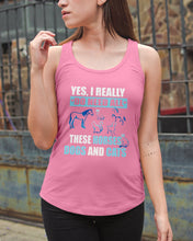 Load image into Gallery viewer, I Do Need All These Horses Dogs And Cats Ladies Flowy Tank
