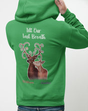 Load image into Gallery viewer, Custom Name Deers Gift For Boyfriend Till Our Last Breath Hoodie