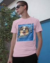Load image into Gallery viewer, Australian Shepherd In Denim Pocket Gift For Dog Lovers Guys Tee