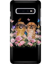 Load image into Gallery viewer, Pekingese With Peonies Gift For Dog Lovers Phone case