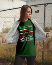 Load image into Gallery viewer, Weather Outside Frightful Sewing Let Us Sew Guys Tee