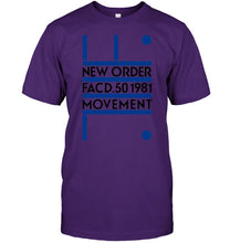Load image into Gallery viewer, New Order Facd 501981 Movement Simple Unique Custom Design Guys Tee