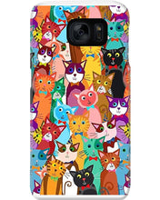 Load image into Gallery viewer, Colorful Cartoon Cat Face Gift For Cat Lovers Phone case