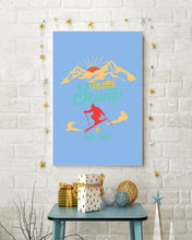 Load image into Gallery viewer, I'm Retired Skiing Is My Job Mountainous Terrain Vertical Poster