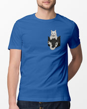 Load image into Gallery viewer, Cat In Your Front Pocket Great Gift For Cat Lovers Guys Tee