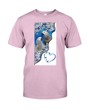 Load image into Gallery viewer, Magical Gray Couple African Parrot Gift For Bird Lovers Guys Tee