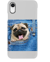 Load image into Gallery viewer, baby Pug In Denim Pocket Gift For Dog Lovers Phone case