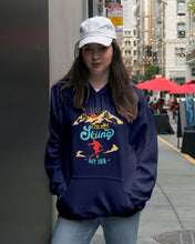Load image into Gallery viewer, I'm Retired Skiing Is My Job Mountainous Terrain Hoodie
