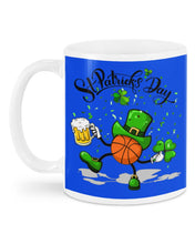 Load image into Gallery viewer, Basketball Saint Patrick's Day Gift For Basketball Lovers Mug