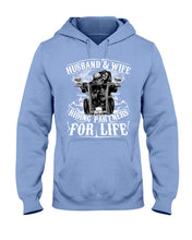Load image into Gallery viewer, Husband And Wife Riding Partners For Life For Family Hoodie