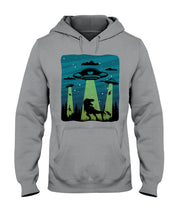 Load image into Gallery viewer, UFA Dinosaur T Rex Sky Full Of Stars Hoodie