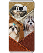Load image into Gallery viewer, Three Cute Shih Tzu In Bag Gift For Dog Lovers Phone case