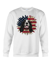 Load image into Gallery viewer, English Cocker Spaniel US Sunflower Gift For Dog Lovers Sweatshirt