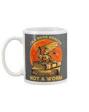 Load image into Gallery viewer, I'm A Book Dragon Not A Worm Gift For Dragon Lovers Mug