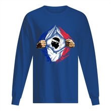 Load image into Gallery viewer, Corse Super Hero Flag Patriot Gift For Men Unisex Long Sleeve