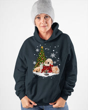 Load image into Gallery viewer, Funny Golden Retrievers Sleep In Red Boots Gift For Dog Lovers Hoodie
