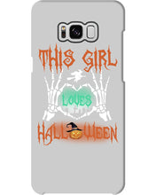 Load image into Gallery viewer, This Girl Loves Halloween Gift For Girls Phone case