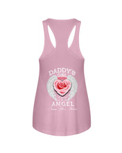 Load image into Gallery viewer, Market Trendz Daddy's Girl I Used To Be His Angel For Dad Ladies Flowy Tank