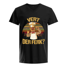 Load image into Gallery viewer, Vert Der Ferk Retro Vintage Gift For Cook Lovers Guys V-Neck