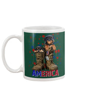 Load image into Gallery viewer, Rottweiler Shoes Armerican Army Gift For Dog Lovers Mug