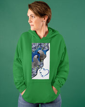 Load image into Gallery viewer, Magical Gray Couple African Parrot Gift For Bird Lovers Hoodie