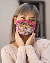 Load image into Gallery viewer, Pekingese With Peonies Gift For Dog Lovers Cloth Face Mask