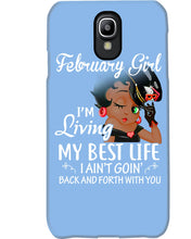 Load image into Gallery viewer, Betty Boop February Girl Living My Best Life Birthday Meaningful Gift Phone case