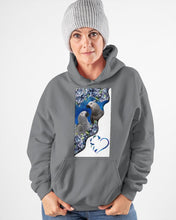 Load image into Gallery viewer, Magical Gray Couple African Parrot Gift For Bird Lovers Hoodie