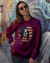 Load image into Gallery viewer, English Cocker Spaniel US Sunflower Gift For Dog Lovers Sweatshirt