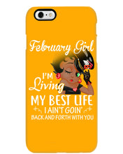 Load image into Gallery viewer, Betty Boop February Girl Living My Best Life Birthday Meaningful Gift Phone case