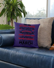 Load image into Gallery viewer, This Girl Has Fought A Thousand This Girl Was Born In March Pillow Cover