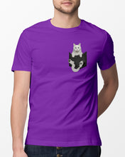 Load image into Gallery viewer, Cat In Your Front Pocket Great Gift For Cat Lovers Guys Tee