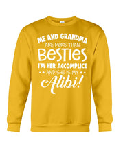 Load image into Gallery viewer, Me And Grandma Are More Than Besties Custom Gift For Family Sweatshirt