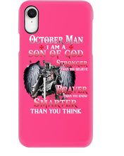 Load image into Gallery viewer, October Man Son Of God Birthday Meaningful Gift For Men Phone case