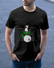 Load image into Gallery viewer, Funny Cat Playing Drums Great Gift For Cat Lovers Guys Tee