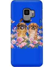 Load image into Gallery viewer, Pekingese With Peonies Gift For Dog Lovers Phone case