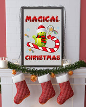 Load image into Gallery viewer, Tennis Players Magical Christmas Snowman Gift For Women Vertical Poster