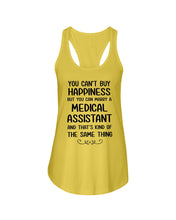 Load image into Gallery viewer, You Can't Buy Happiness But You Can Marry A Medical Assistant Gift For Girls Ladies Flowy Tank