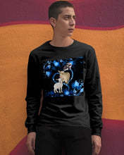 Load image into Gallery viewer, Lovely Phone Case Twinkling Blue Heart Gift For Goat Lovers Unisex Long Sleeve