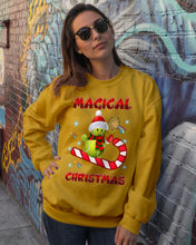 Load image into Gallery viewer, Tennis Players Magical Christmas Snowman Gift For Women Sweatshirt