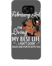 Load image into Gallery viewer, Betty Boop February Girl Living My Best Life Birthday Meaningful Gift Phone case