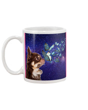 Load image into Gallery viewer, Chihuahua Blue Butterflies Sky Gift For Dog Lovers Mug