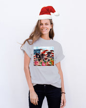 Load image into Gallery viewer, American Flag Sky Flower German Shepherd Gift For Dog Lovers Guys Tee